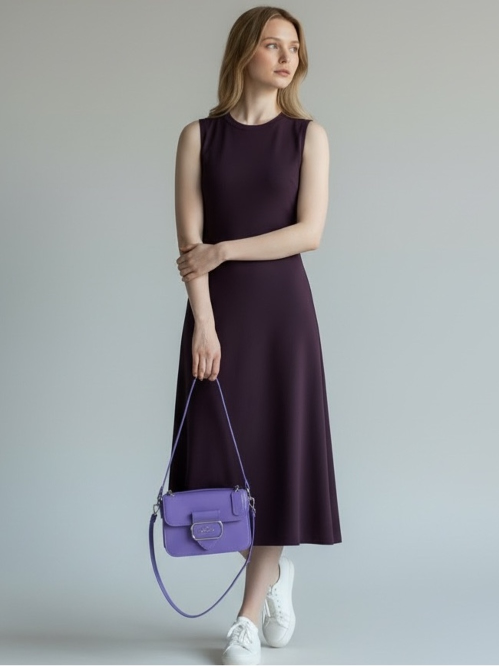 Coach Jelly Morgan Bag Bright Grape Purple CH748 Rare Statement Crossbody - Picture 4 of 9